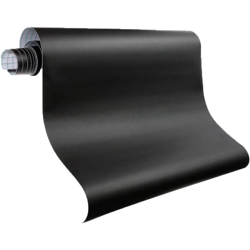 Rolo Papel De Parede Preto Adesivo Decoração Lousa Quadro Negro 2mx45cm