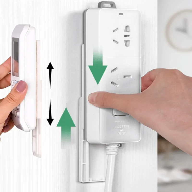 Suporte Adesivo Fixador Parede Encaixe Rápido Tomada Control