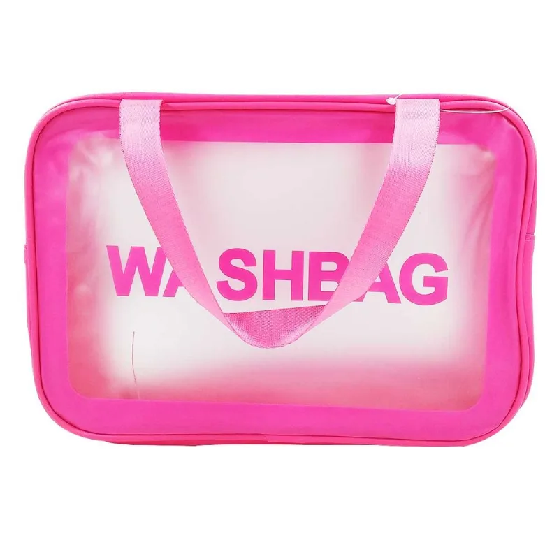 Nécessaire C/ Alça 20x30cm em PVC Interponte-Pink