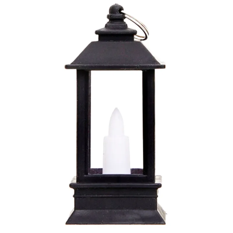 Mini Luminária Decorativa 9cm em Plástico Interponte-Preto