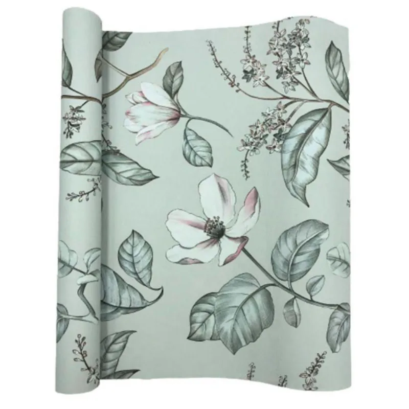 1 Rolo Com Adesivo Decorativo Com Flores De (45cm X 500cm)