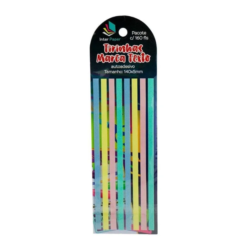 Marca Texto Adesivo 160 Fl 140x5mm Soft - Tudo Em Caixa