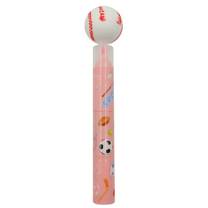 Marca Texto Sports 3 Cores 14cm em Plástico Interponte-Rosa