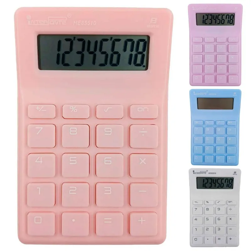 Calculadora de Mesa 8 Dígitos em Plástico Interponte SORTIDOS