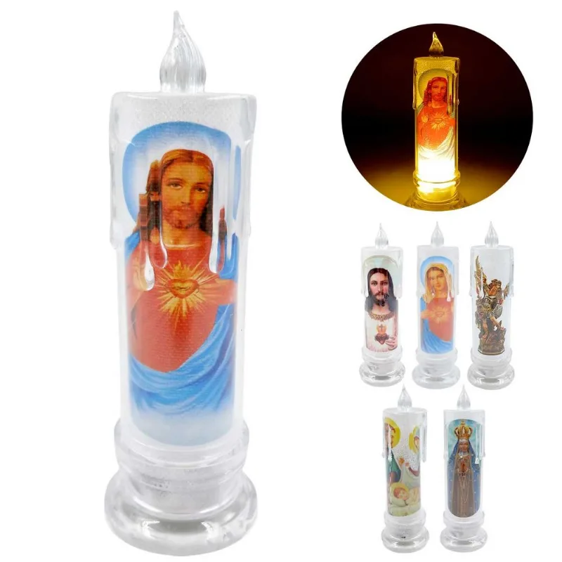 Luminária Religiosa 26x18cm em Plástico Interponte