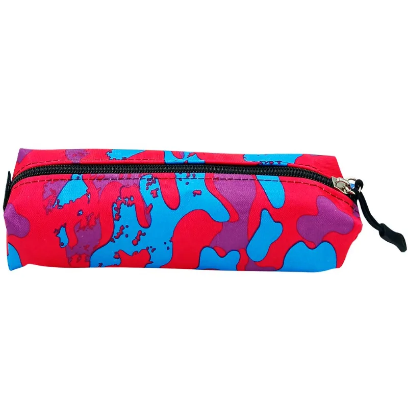 Estojo Camuflado 21x6,5cm em Poliéster Interponte-Pink