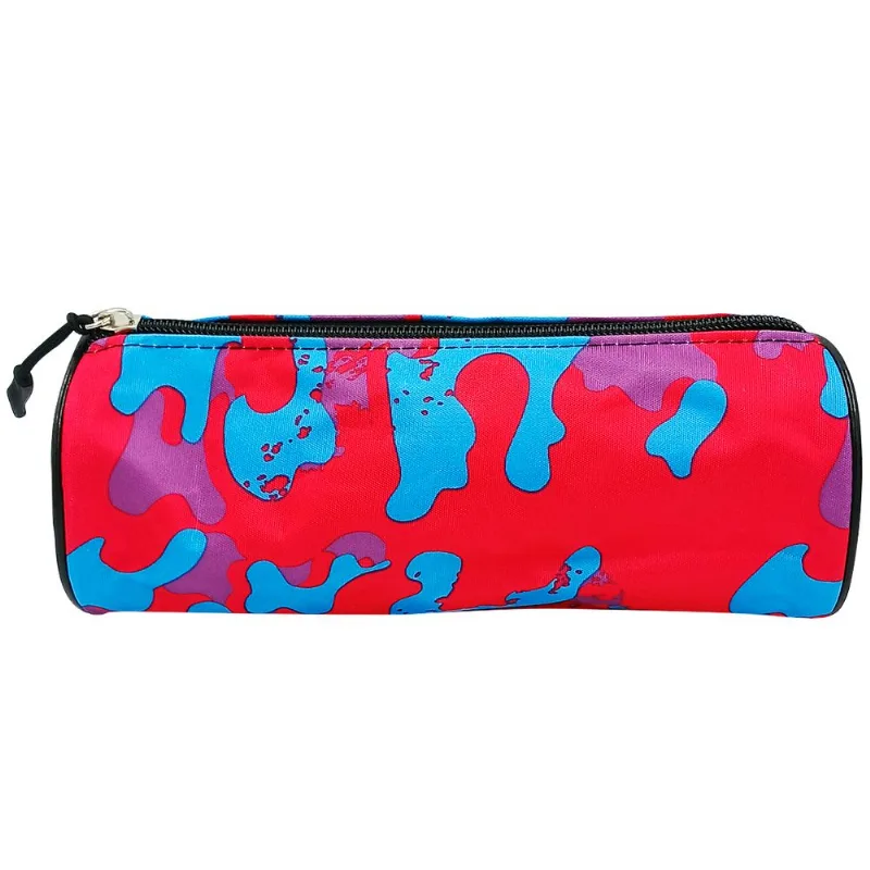 Estojo Camuflado 20cm em Poliéster Interponte-Pink