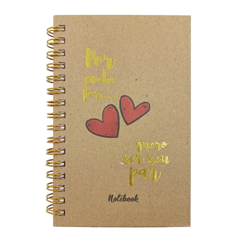 Bloco de Anotação C/ Frases 80 Folhas 15,5x10,5cm em Papel Interponte-Modelo 1 Quero Ser seu Par