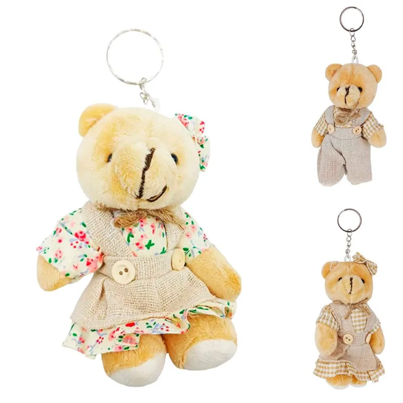 Chaveiro Urso de Pelúcia 12cm em Poliéster Interponte