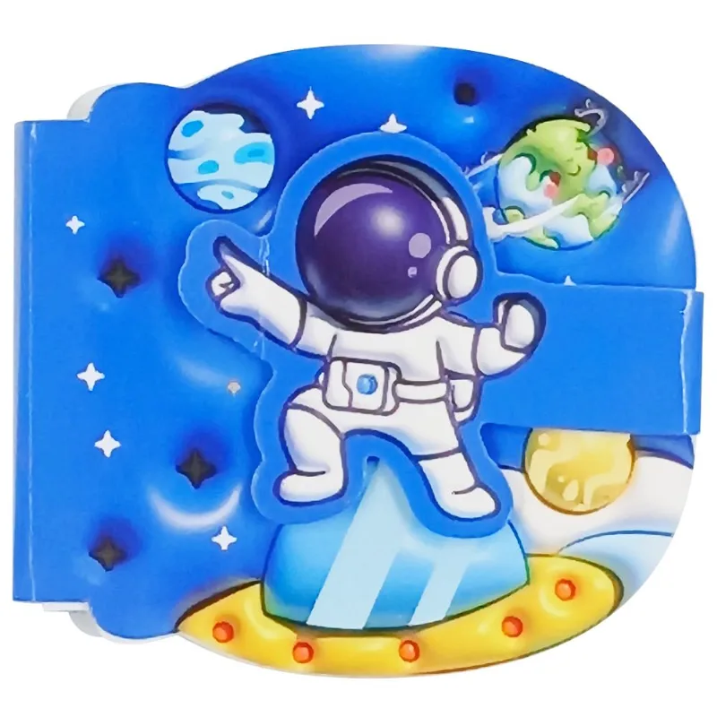 Bloco de Anotação Astronauta 2 Peças 6,5x7cm em Papel Interponte