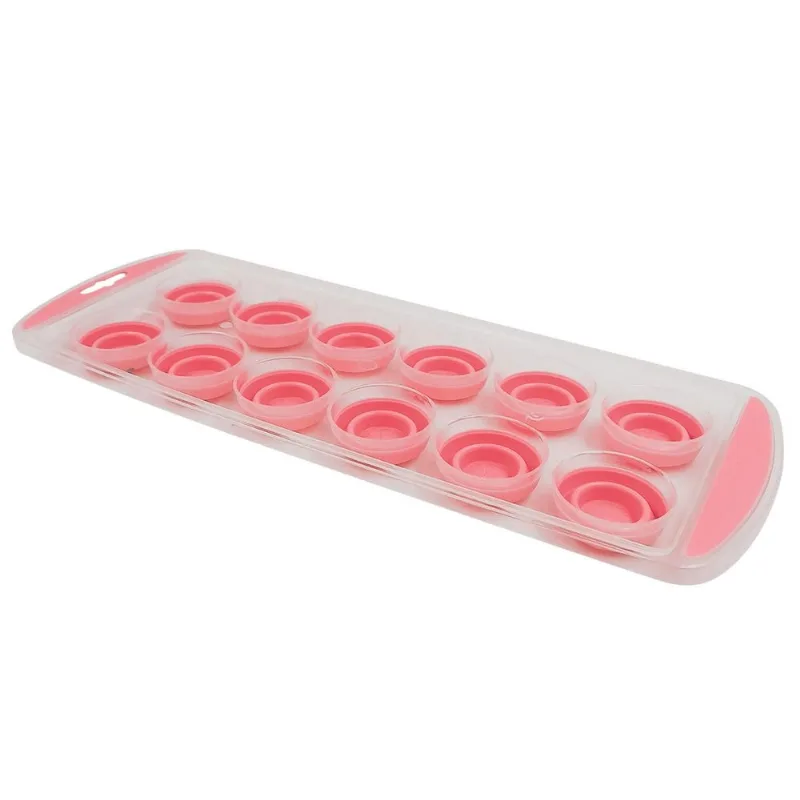 Forma de Gelo Retrátil 34cm em Plástico Interponte-Rosa