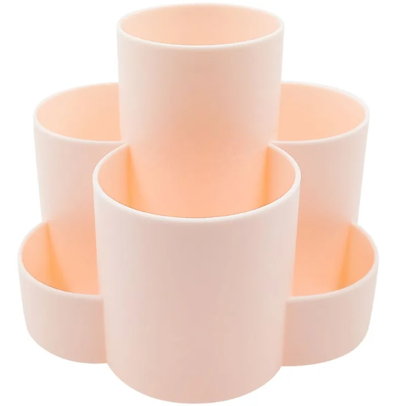 Porta Lápis Color 14x11,9cm em Plástico Interponte-Rosa