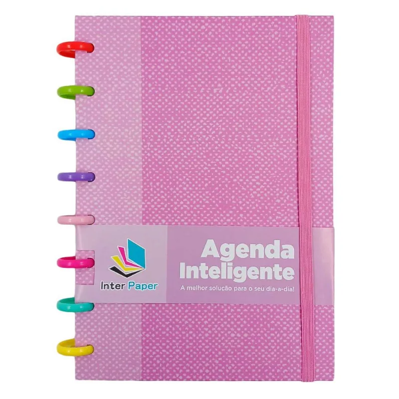 Agenda Inteligente C/ Divisórias 21x15cm em Papel Interponte-Sortidos