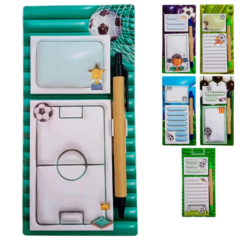 Bloco de Anotação Autoadesivo Magnético 20x9,8cm em Papel Interponte