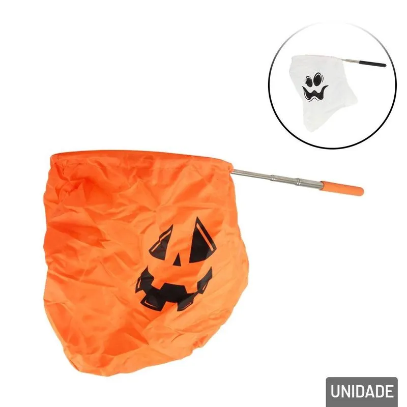 Saco Para Doce 83cm Halloween Retrátil - Tudo Em Caixa