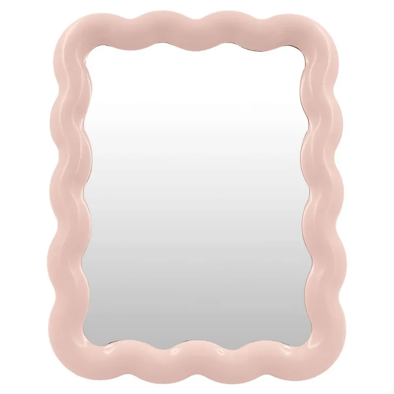 Espelho de Mesa Decorativo 12,7cm em Plástico Interponte-Rosa