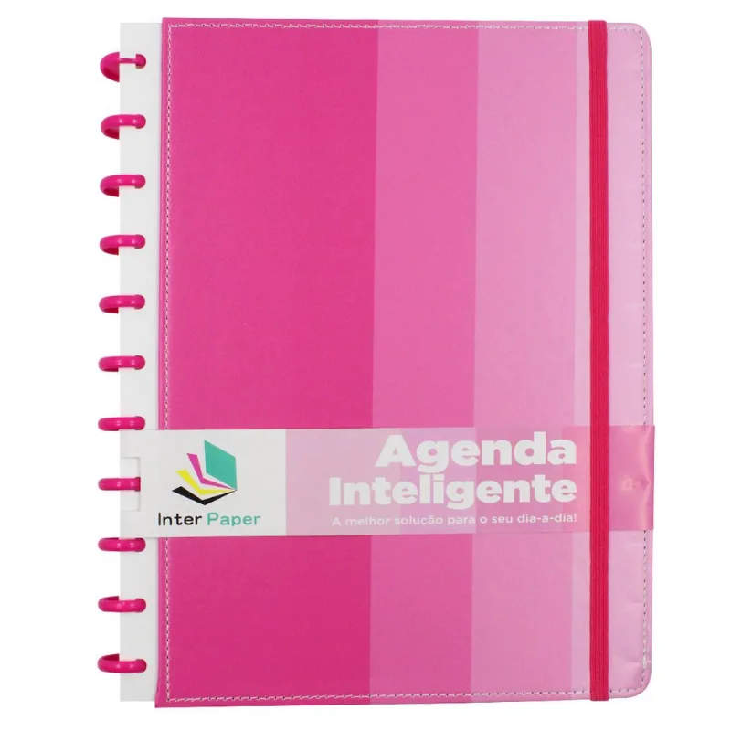Caderno de Discos Inteligente Color 22x28,5cm em Papel Interponte-Rosa
