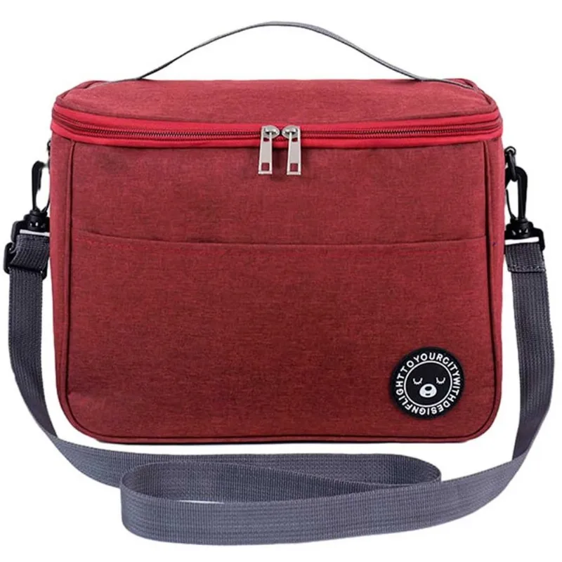 Bolsa Térmica C/ Alça 30x23cm em Poliéster Interponte-Marsala