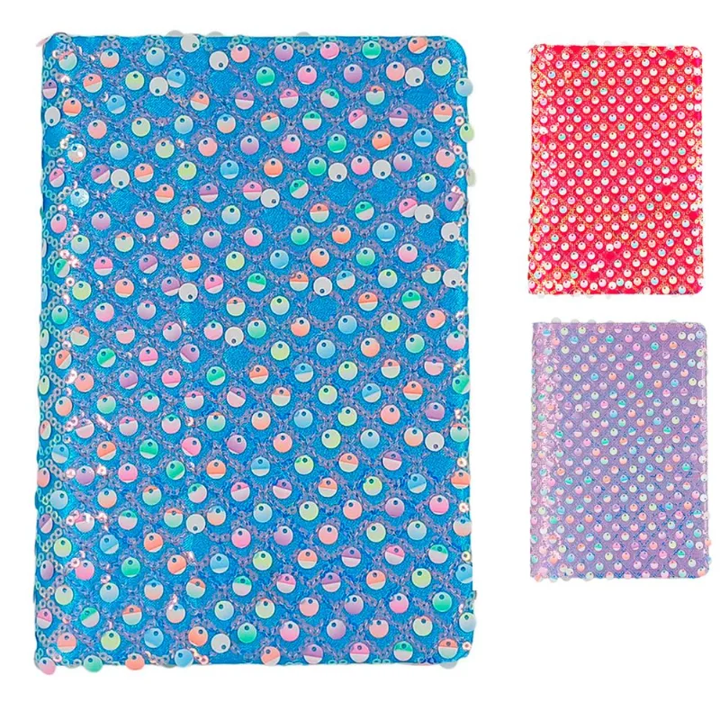 Caderno de Anotação Lantejoulas 21x14cm em Papel Interponte