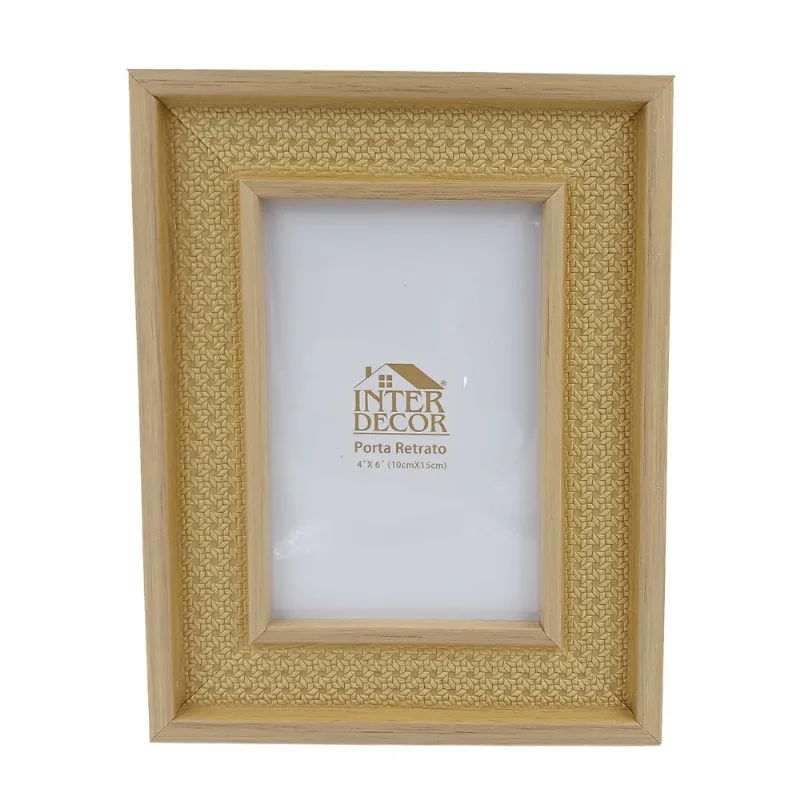 Porta Retrato Decorativo 10x15cm em Plástico Interponte