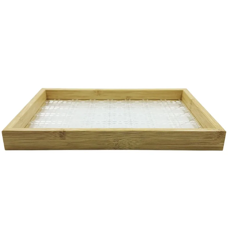 Bandeja Decorativa 25x35cm em MDF Interponte-Bege
