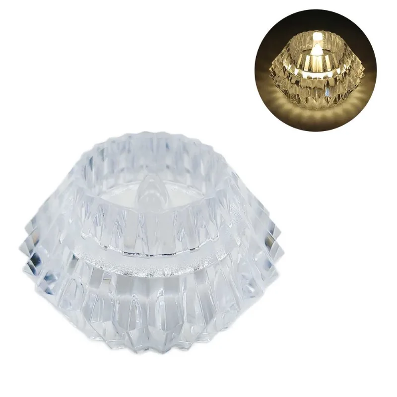 Vela LED 3,5x5cm em Plástico Interponte