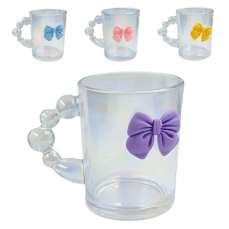 Caneca Laço 300ml em Vidro Interponte-Modelos Sortidos