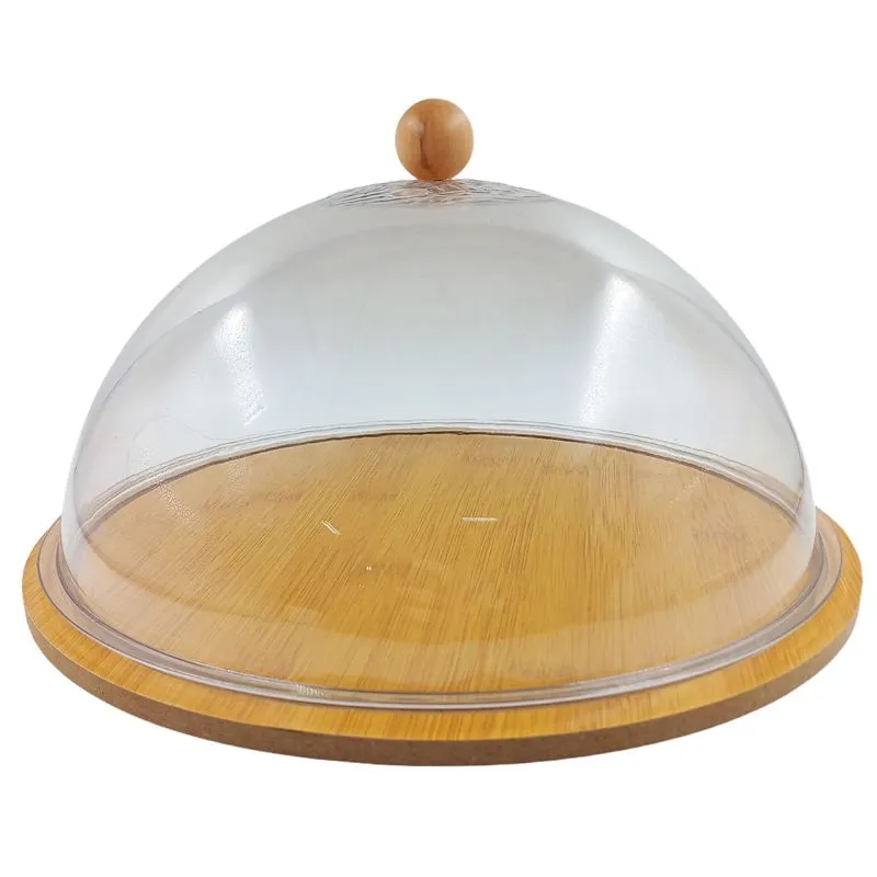 Porta Bolos e Pães C/ Tampa 31,5cm em MDF Interponte