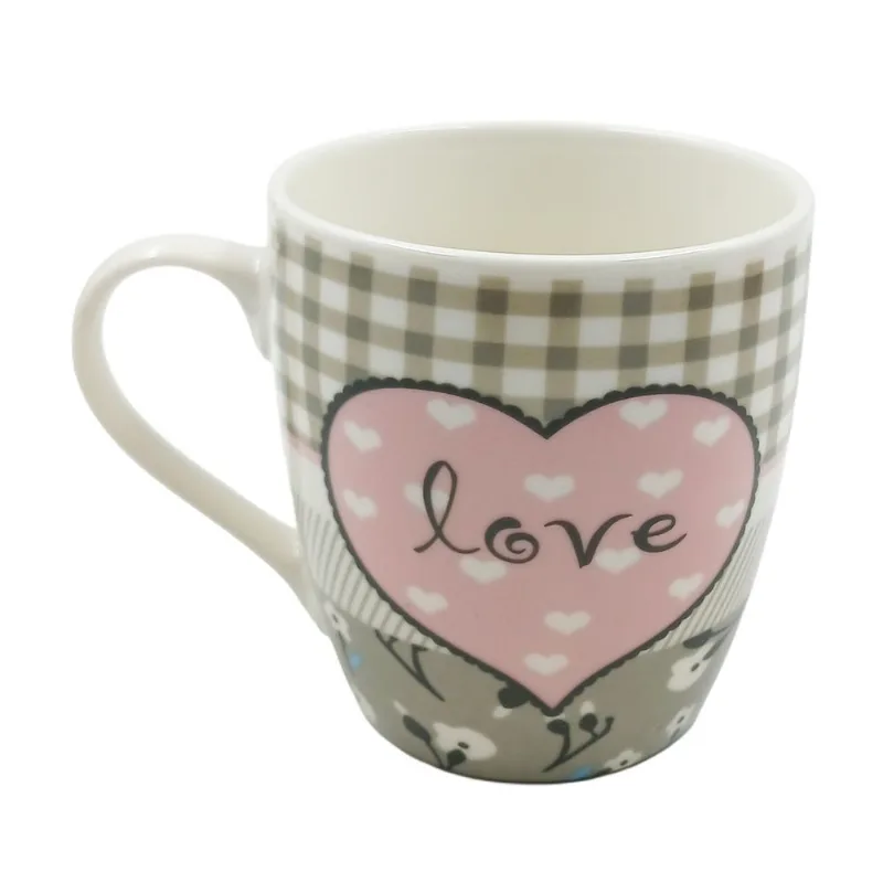 Caneca Love 220ml em Porcelana Interponte-Modelo 1