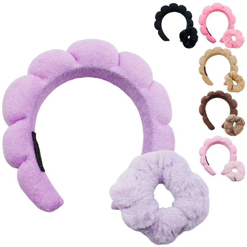 Kit C/ Prendedor De Cabelo e Tiara 2 Peças em Plástico Interponte-Cores sortidas
