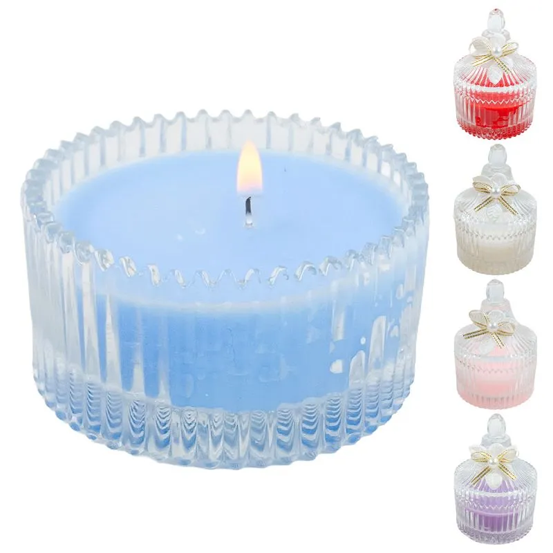 Vela Aromática Decorativa 6,2x8,6cm em Vidro Interponte-Modelos sortidos
