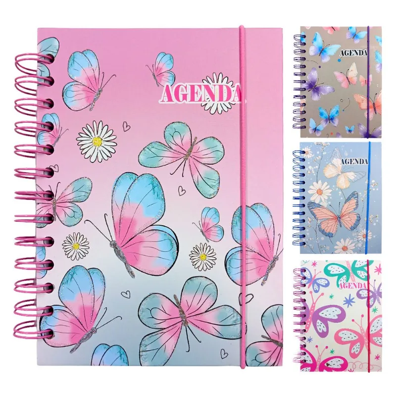 Agenda Butterfly Permanente 13x18cm em Papel Interponte