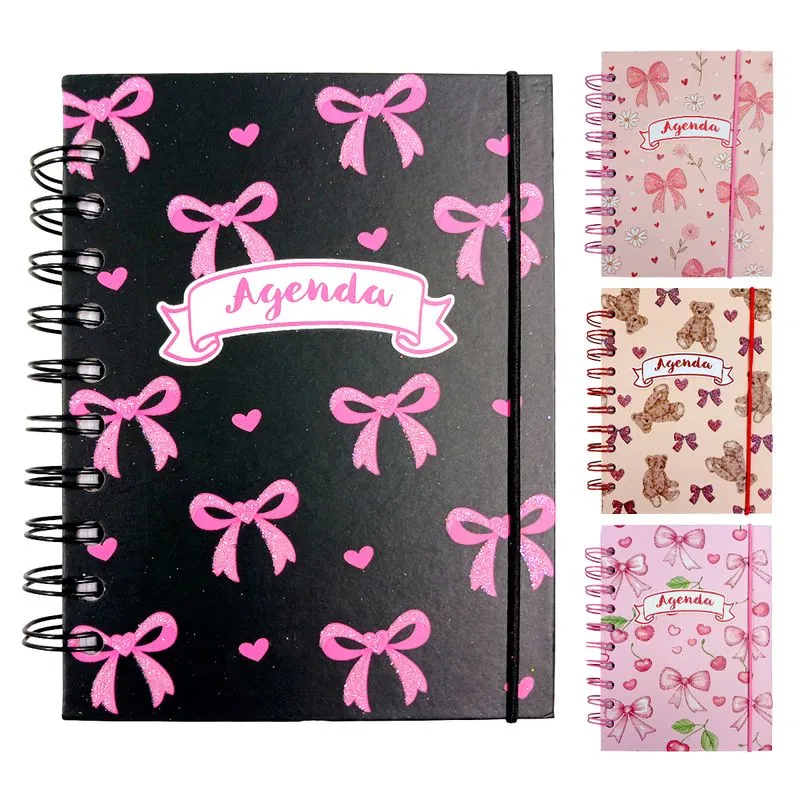 Agenda Fofa 10,4x14,2cm 160 Folhas em Papel Interponte-Modelos Sortidos