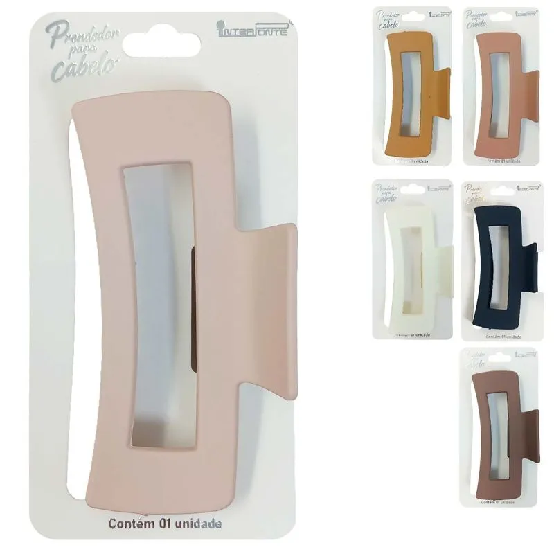 Prendedor de Cabelo 11x4cm em Plastico Interponte