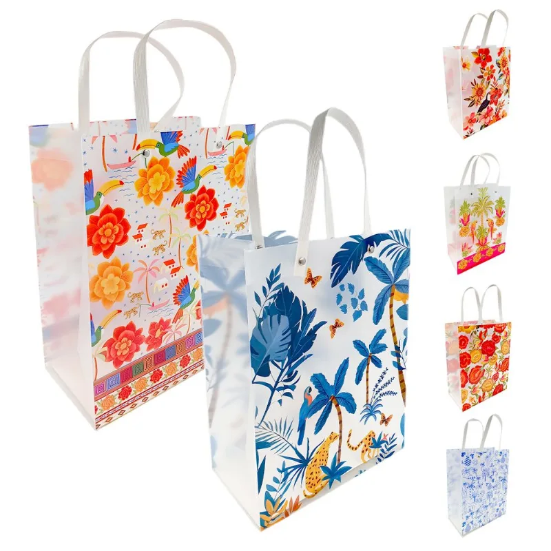 Sacola P/ Presente Tropicana 30x23cm em Plástico Interponte