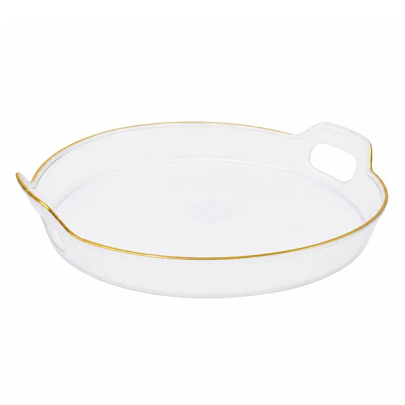 Bandeja Redonda 25x26cm em Plastico Interponte
