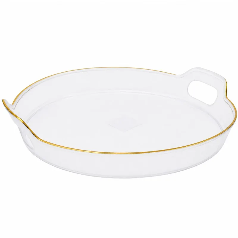 Bandeja Redonda 33x6cm em Plastico Interponte
