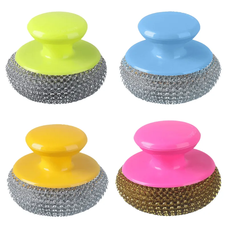 Escova para Limpeza de Louças e Panelas com Cabo - Cores Sortidas - Interponte UNICA