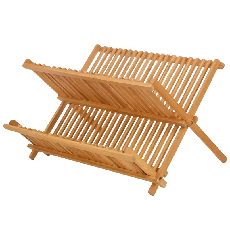 Escorredor de Louça 42,7x34x24,8cm em Bambu InterPonte