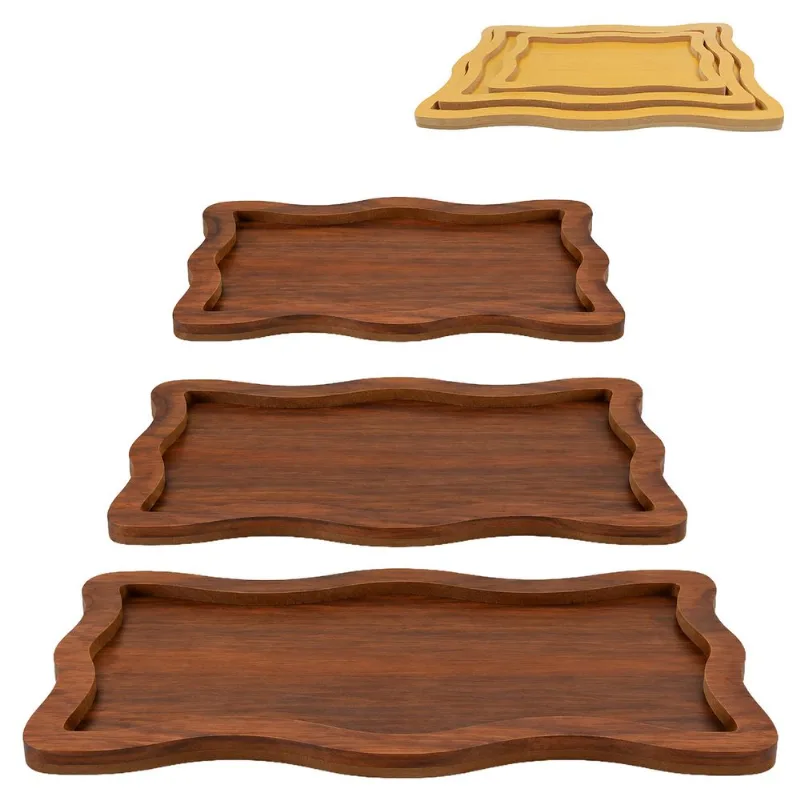 Kit Bandejas 3 Peças em MDF Interponte
