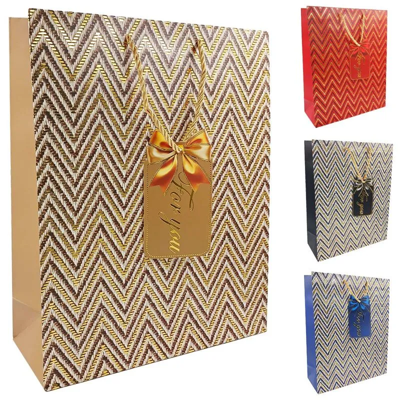 Sacola P/ Presente 26x10x32cm em Papel Interponte