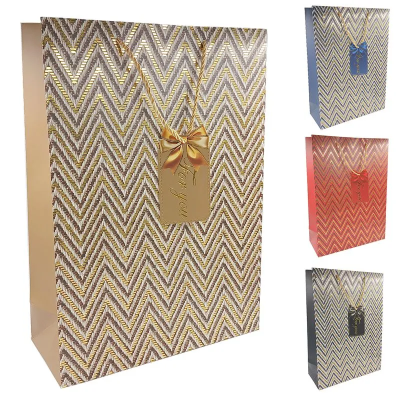 Sacola P/ Presente 30x12x41,5cm em Papel Interponte