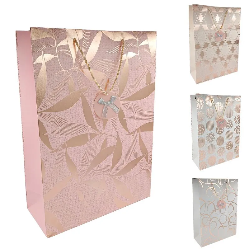 Sacola P/ Presente 30x12x41,5cm em Papel Interponte