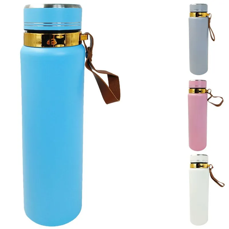 Garrafa Térmica C/ Alça 900ml em Aço Inox InterPonte-Cores sortidas