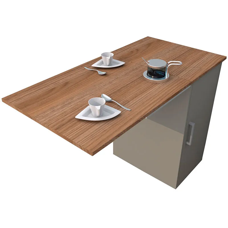 Bancada Gourmet Multiuso Com 1 Porta Enjoy-appunto - Castanho / Fumã