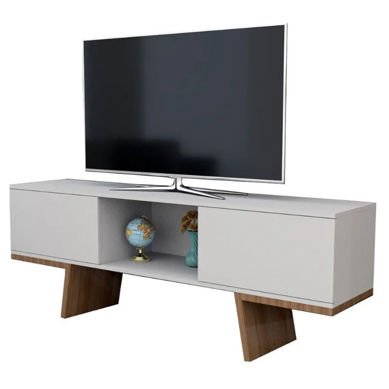 Aparador 2 Portas Nicho Rac 3502 Branco/Castanho Appunto