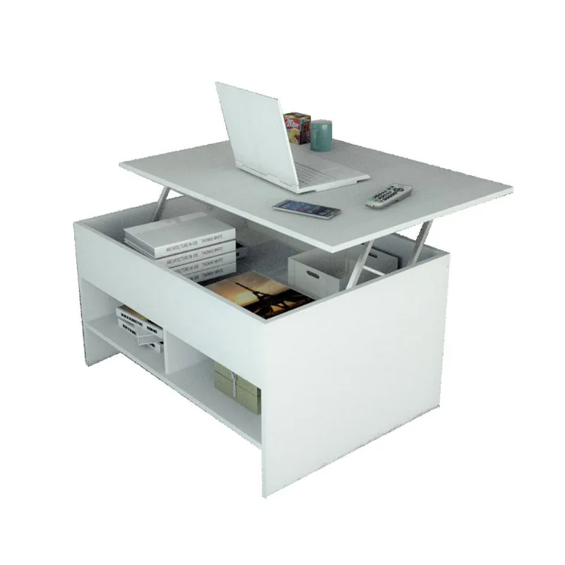 Mesa de Centro Articulada Branca