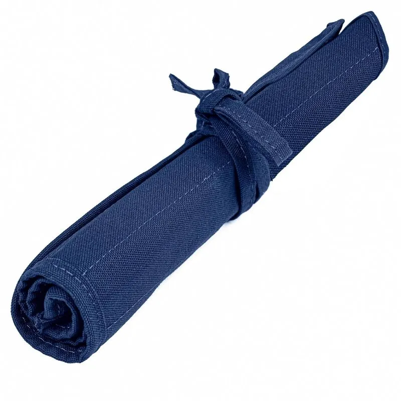 Estojo Rolo Para Pinceis Para Pintura Óleo Acrílico Cor Azul