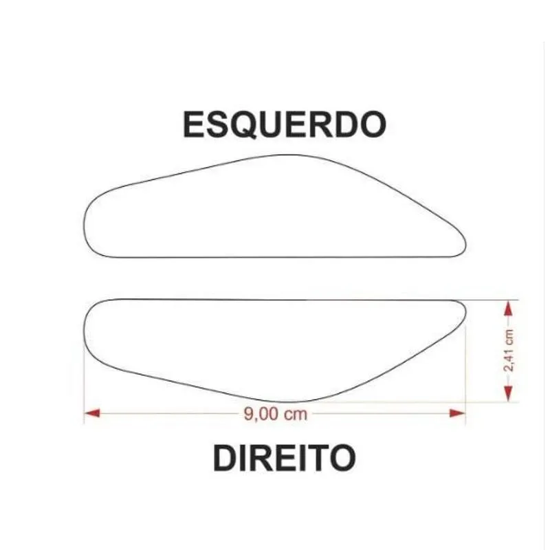 Protetor Para Retrovisor Adesivo Resinado Universal