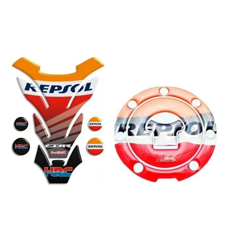 Protetor Adesivo Tanque + Bocal Cbr 1000rr Repsol Resinado